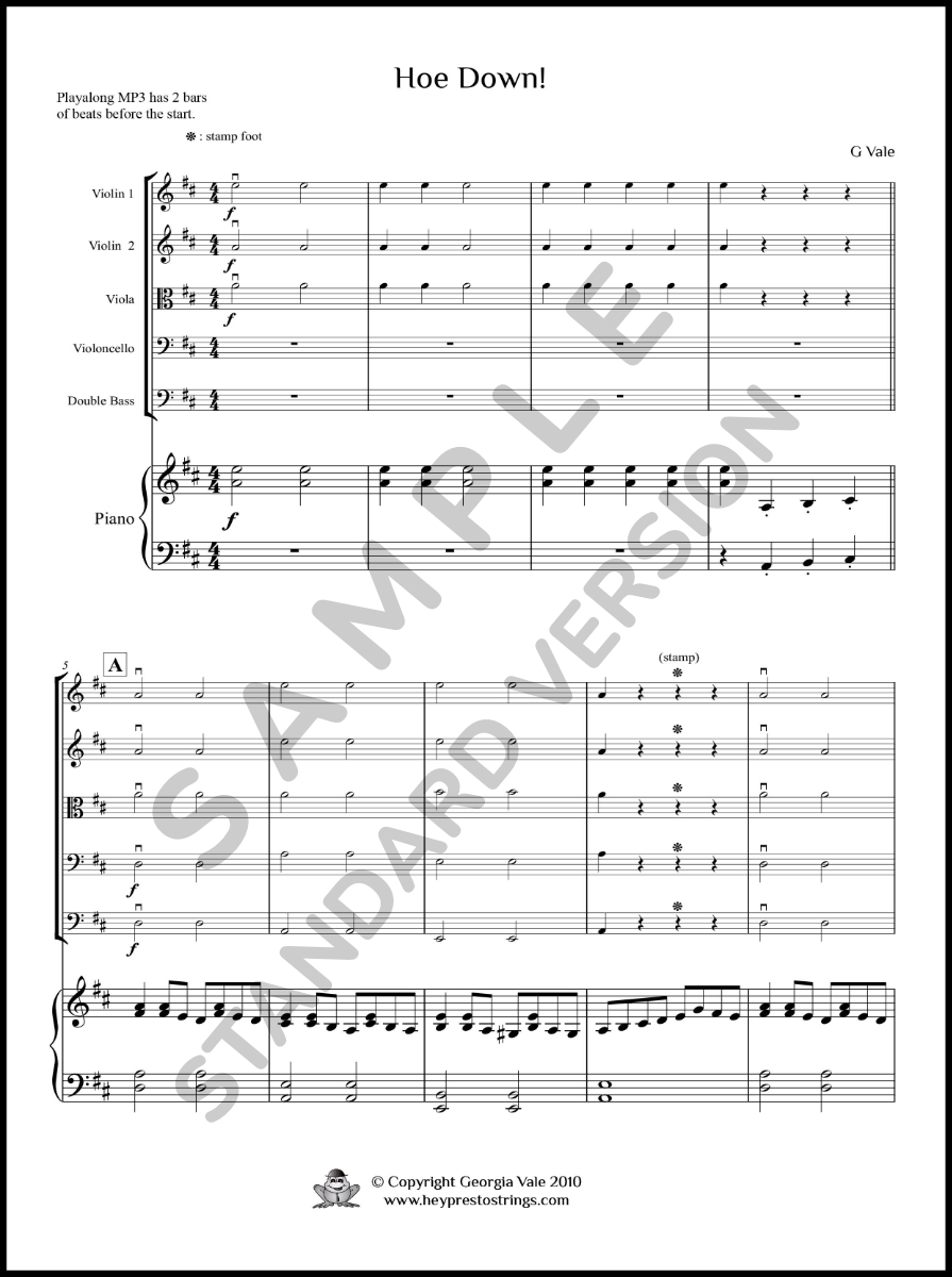 Hoe Down – String Group - Image 3