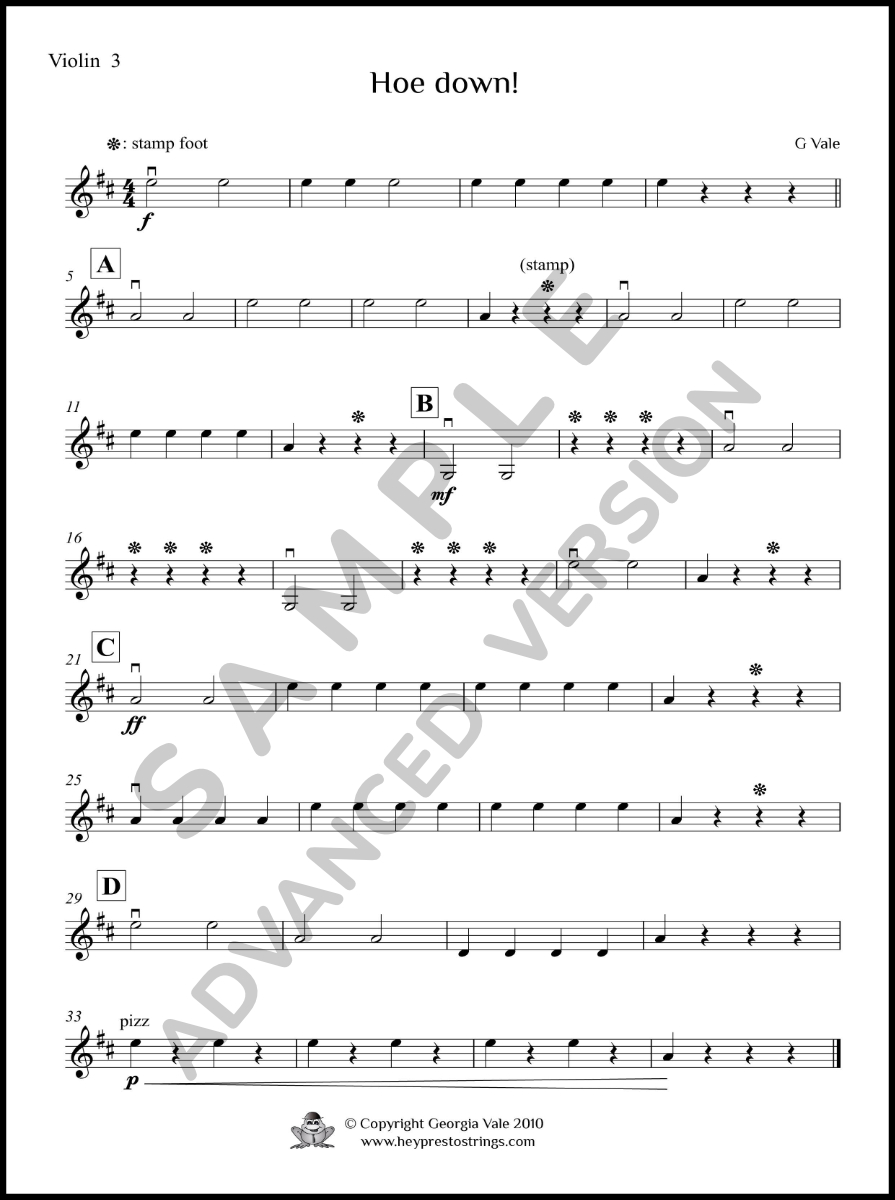 Hoe Down – String Group - Image 7