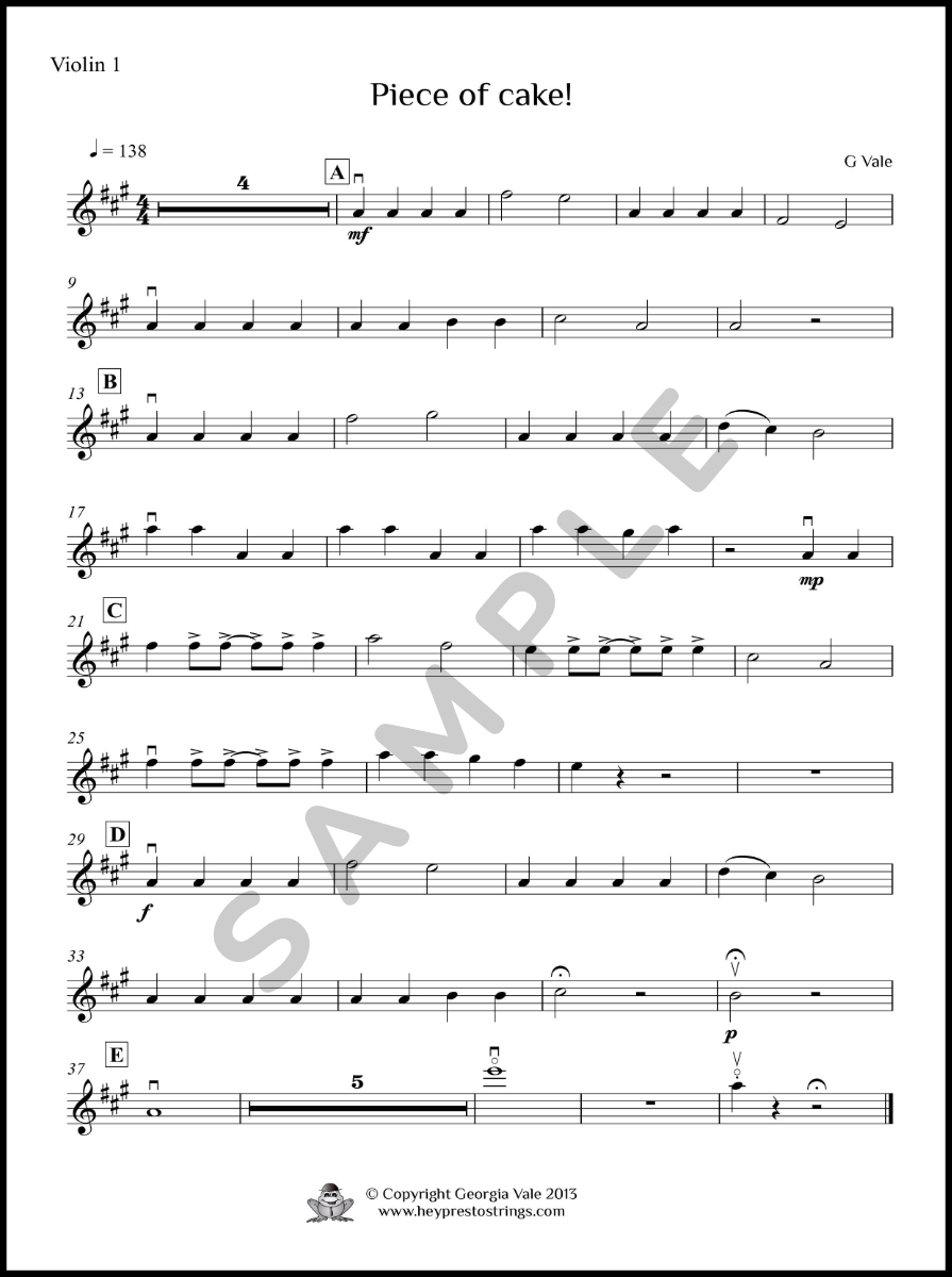 Piece of Cake – String Group - Image 4