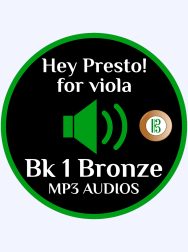 Hey Presto! for Viola, Book 1 Audio tracks