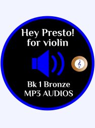 Hey Presto! for Violin, Book 1 Audio tracks