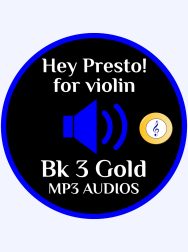 Hey Presto! for Violin, Book 3 Audio tracks