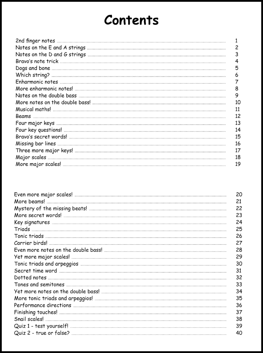 Music Theory for Double Bass - Book 4 - Image 2