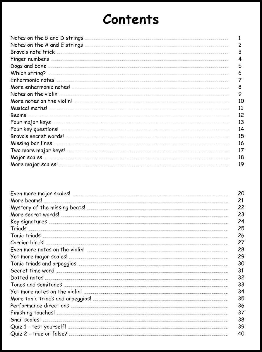 Music Theory for Violin - Book 4 - Image 2