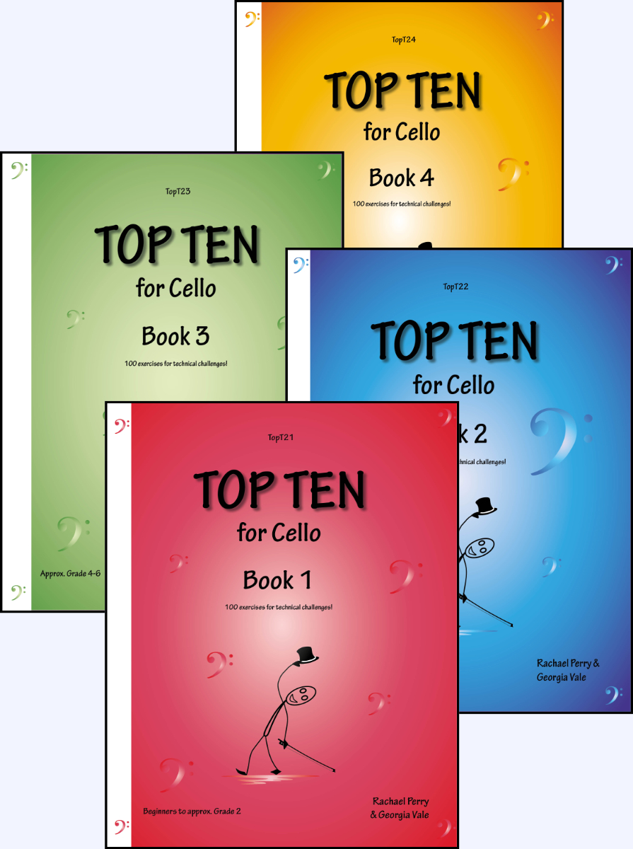Top Ten for Cello - Complete 4-Book Set
