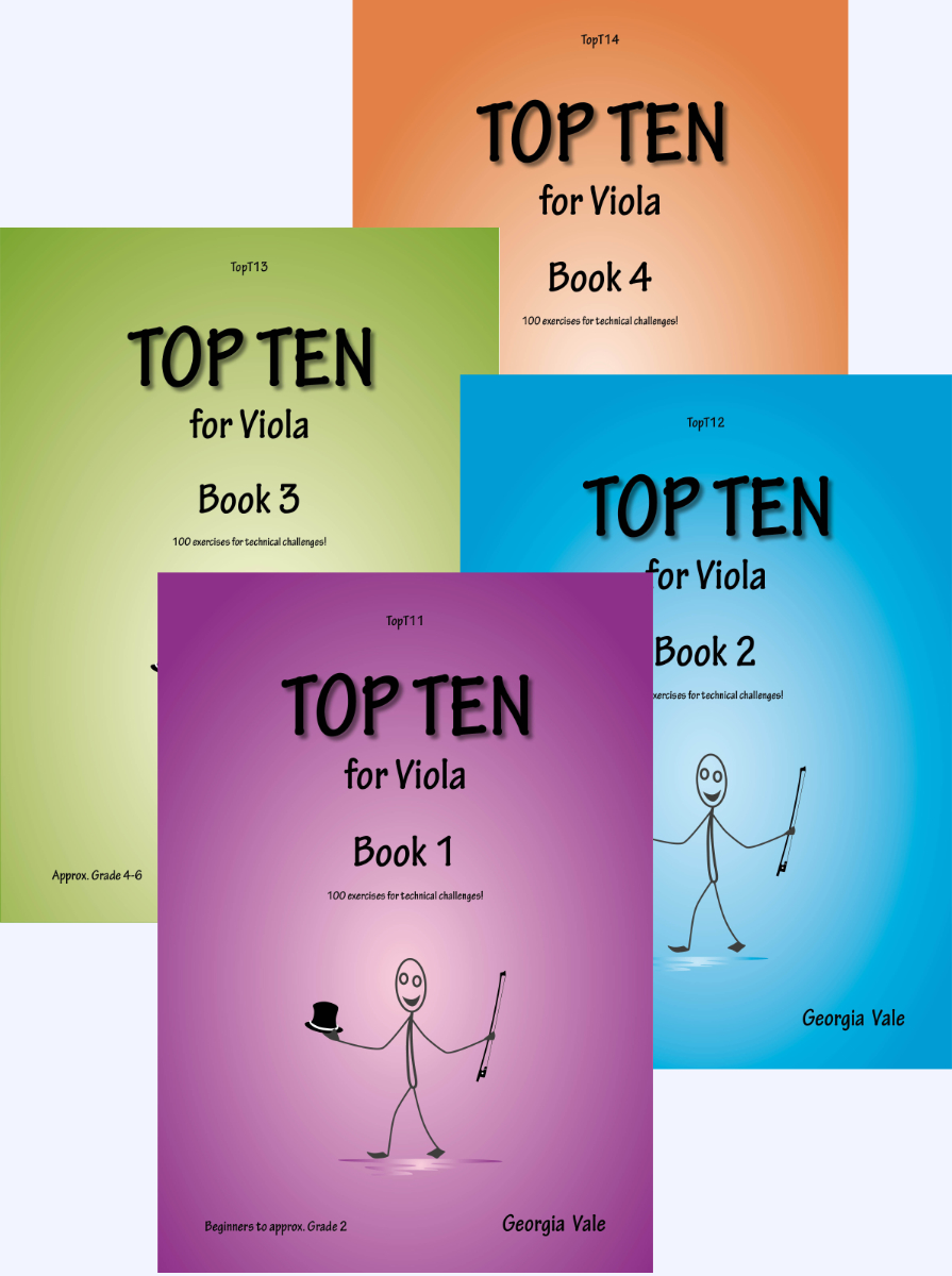 Top Ten for Viola - Complete 4-Book Set