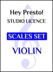 Studio Licence - Scales Set for Violin (Initial–Grade 5, ABRSM compatible)