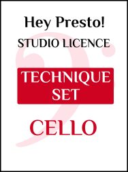 Studio Licence - Technique Set for Cello (Top Ten)