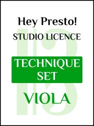 Studio Licence - Technique Set for Viola (Top Ten)