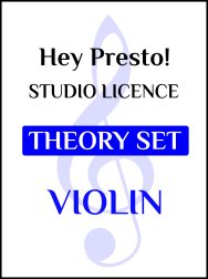 Studio Licence - Theory Set for Violin