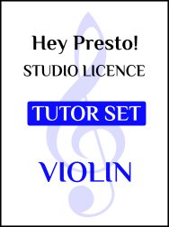 Studio Licence - Tutor Set for Violin